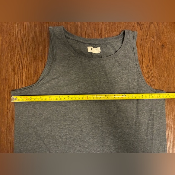 Pact Gray Cotton Tank Top - Size S - Picture 8 of 9